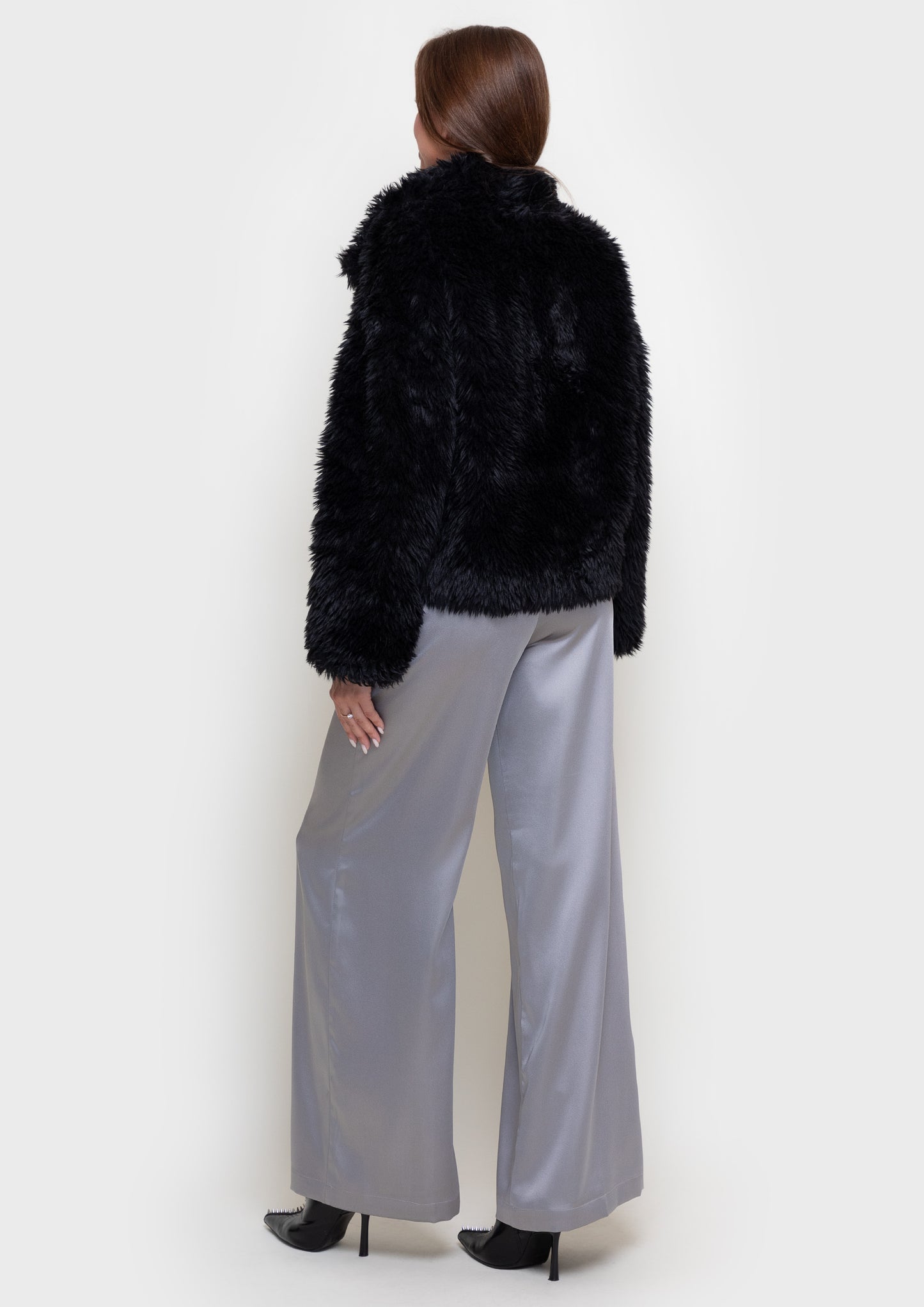 Eco-fur coat