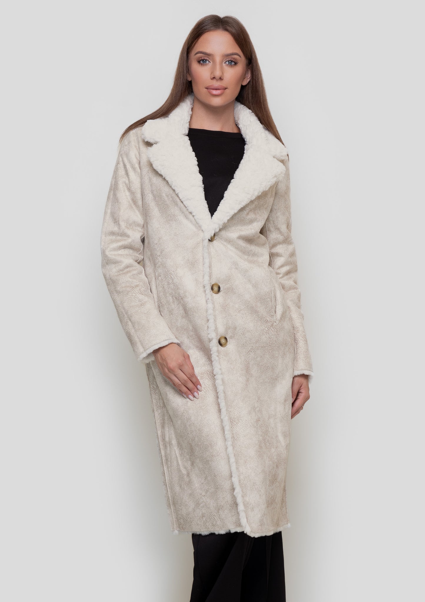 Sheepskin coat