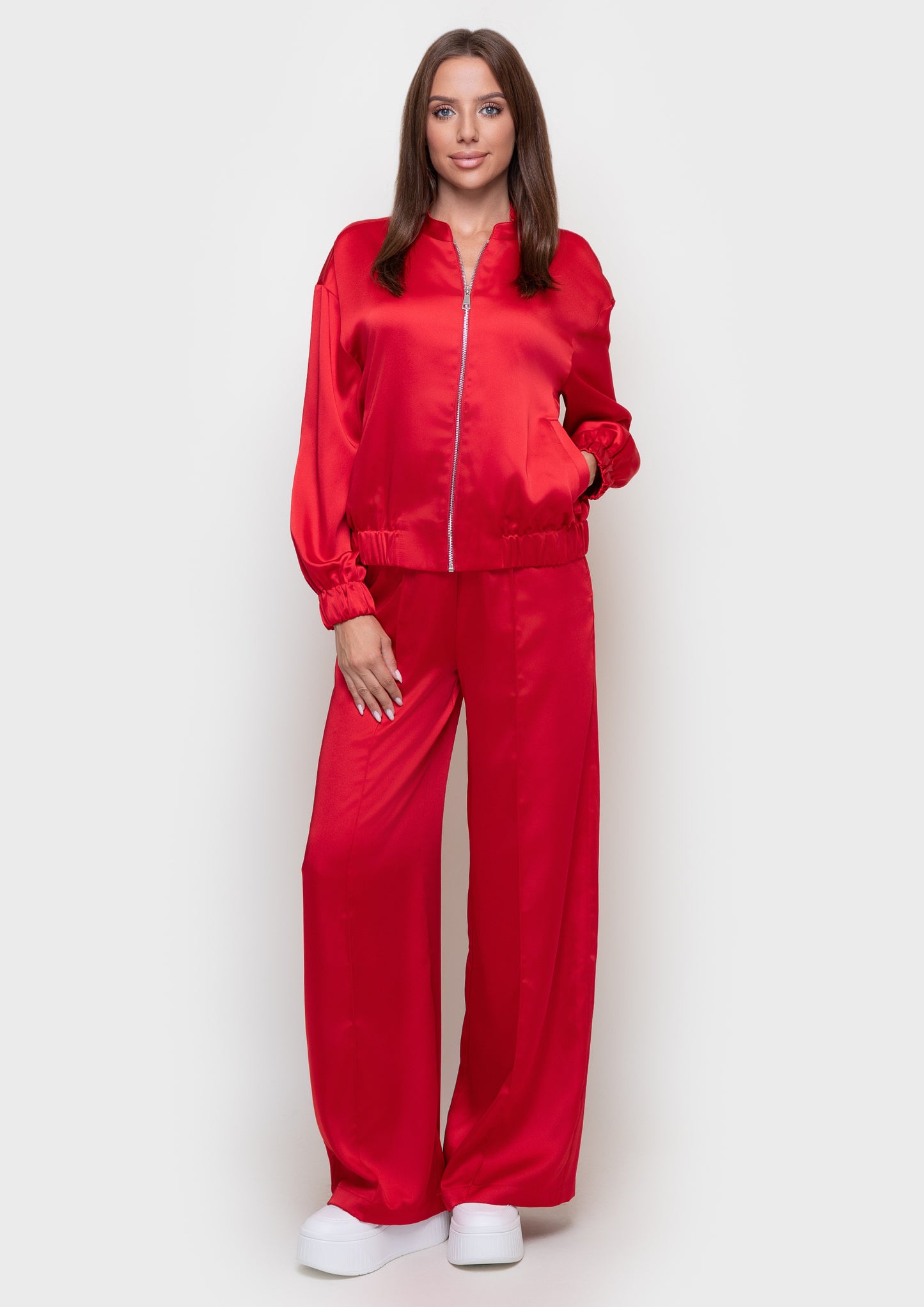 Elegant Silk Suit