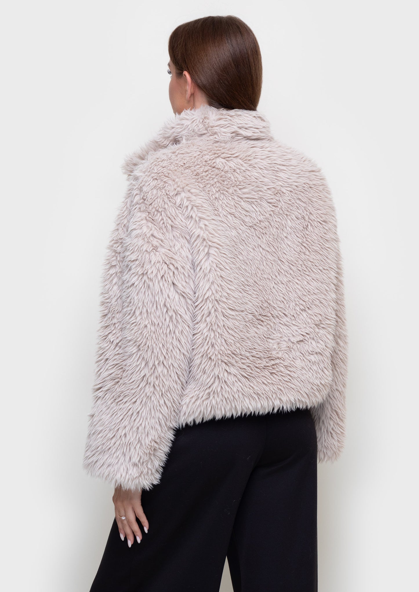 Eco-fur coat