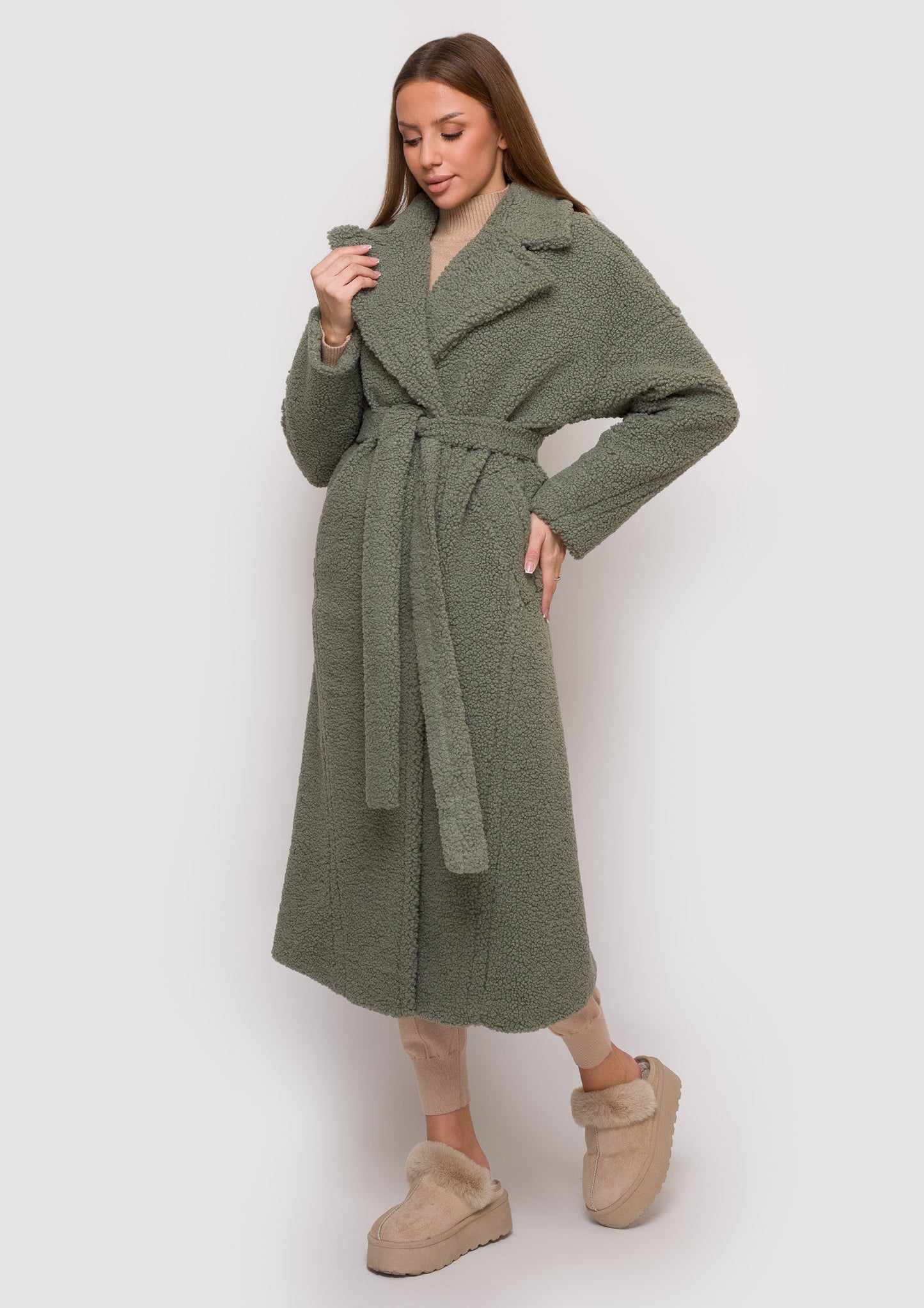 Sheepskin coat