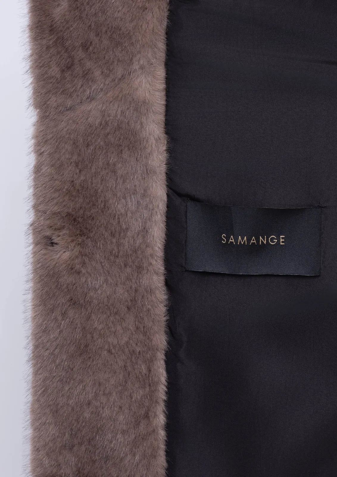 Eco-fur coat