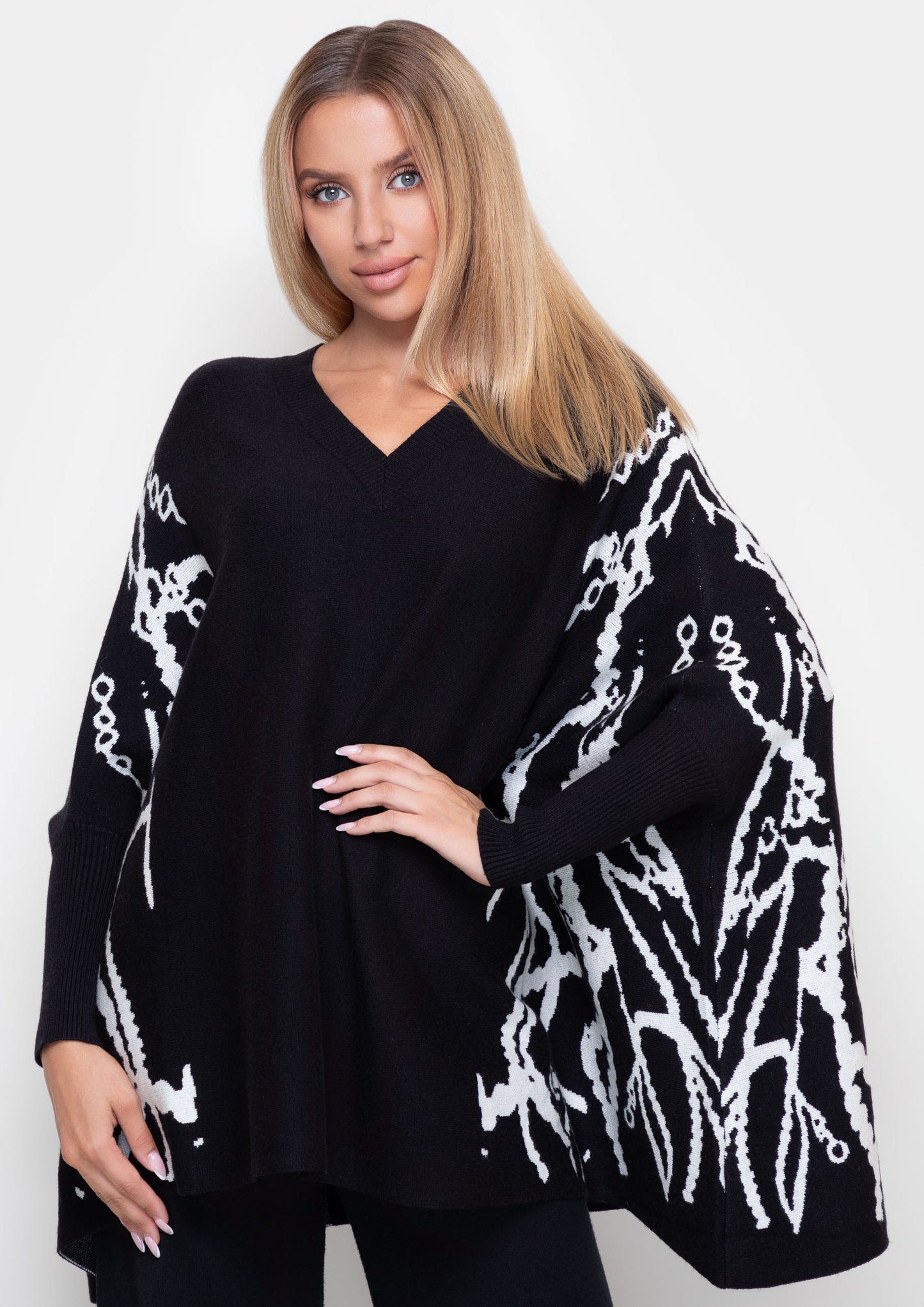 Sweater oversized a classic in a modern version