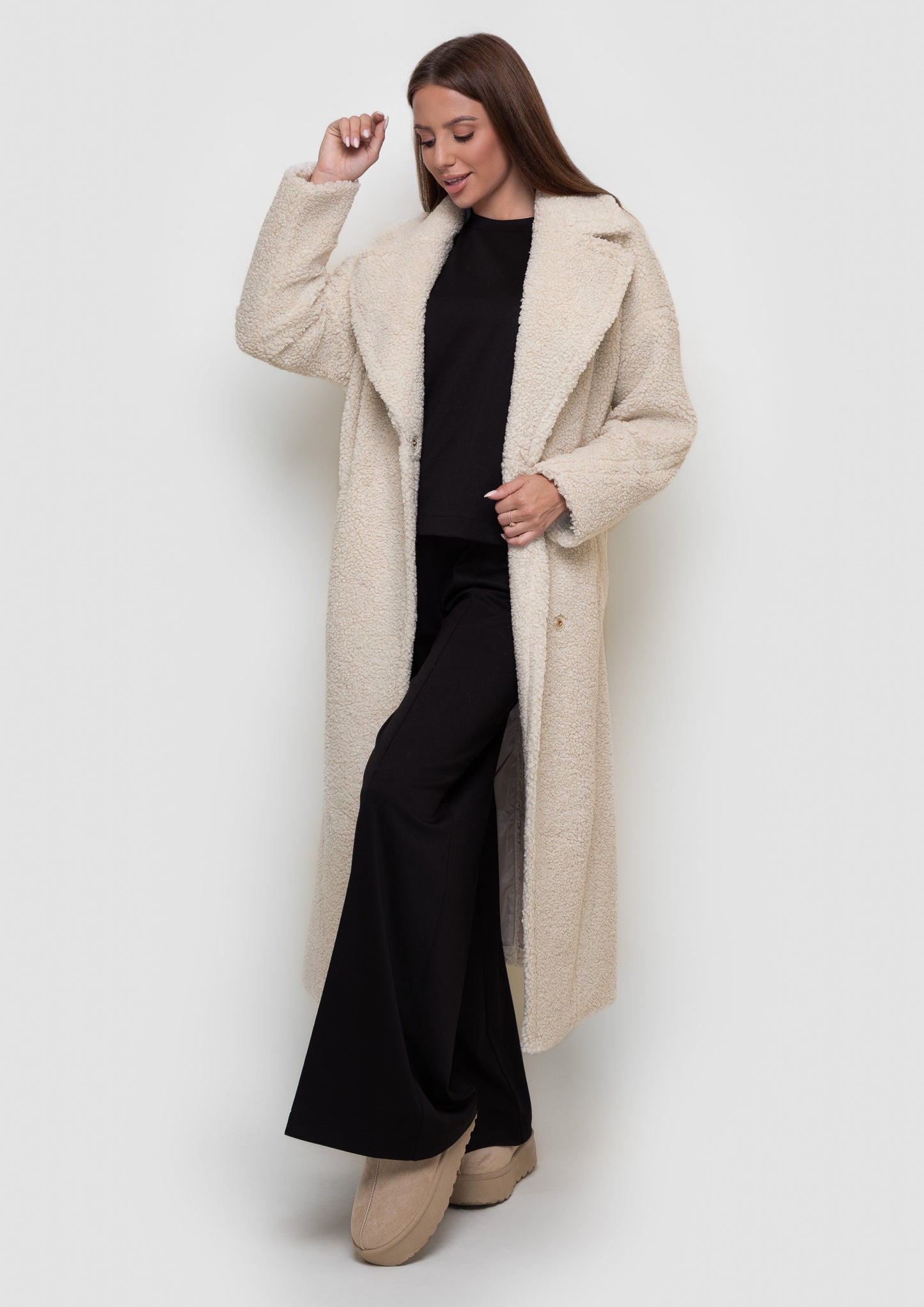 Sheepskin coat