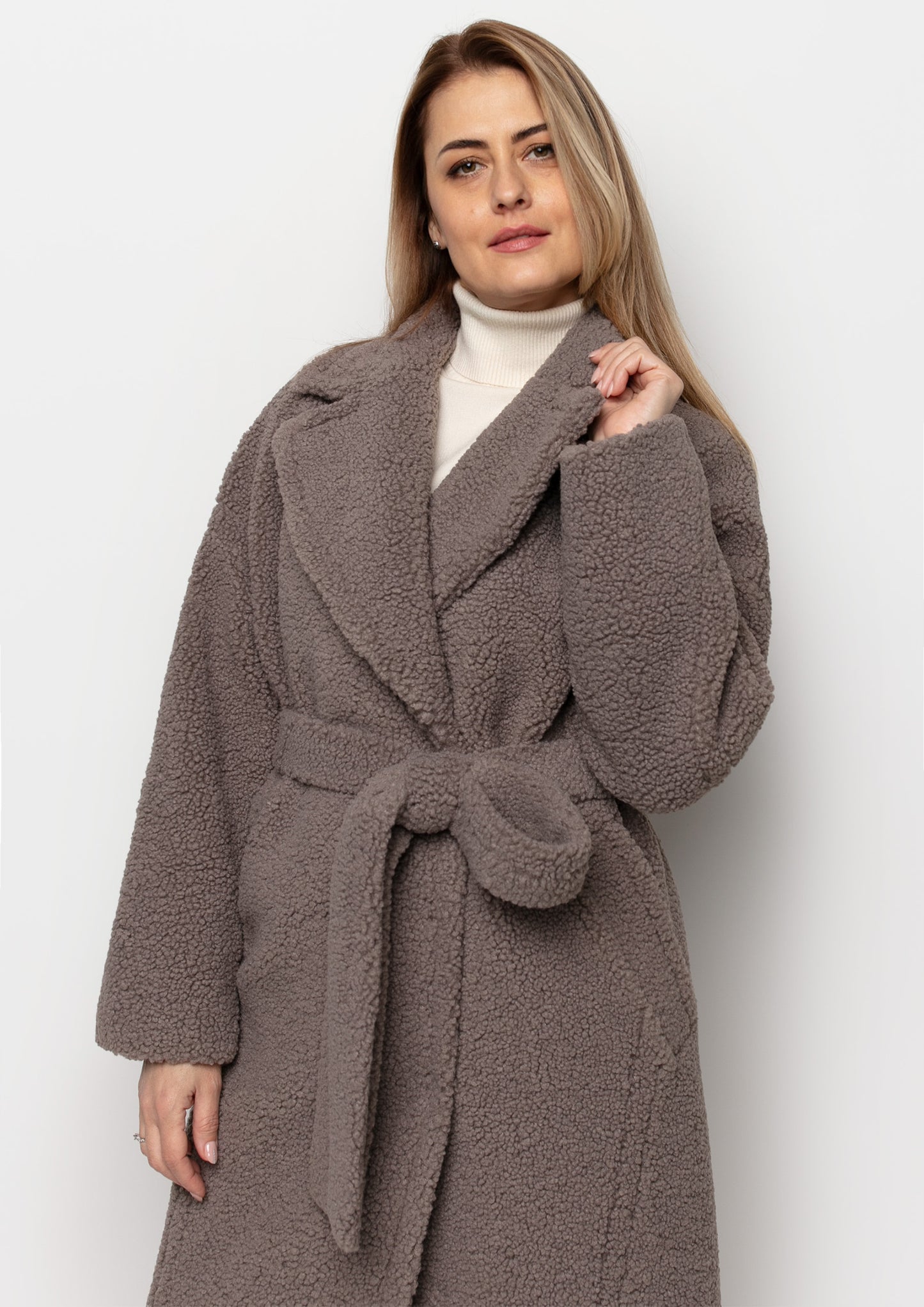 Sheepskin coat