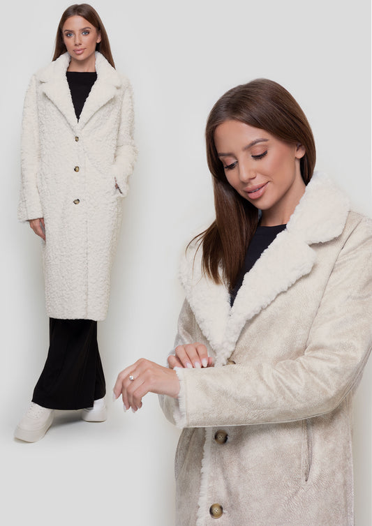 Sheepskin coat