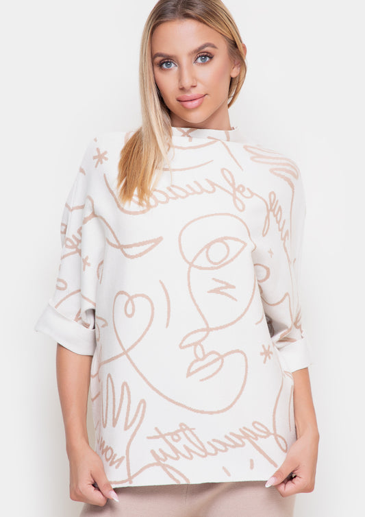 Elegancki sweter Samange