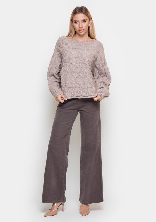 Classic Cable Knit Sweater